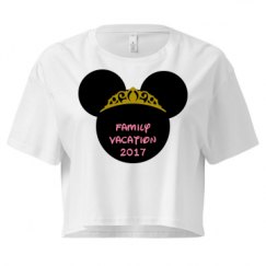 Ladies Festival Cali Crop Top Tee