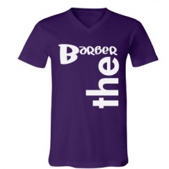 Unisex V-Neck Jersey Tee