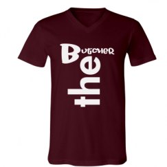 Unisex V-Neck Jersey Tee