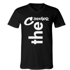 Unisex V-Neck Jersey Tee