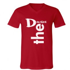 Unisex V-Neck Jersey Tee