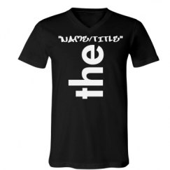 Unisex V-Neck Jersey Tee