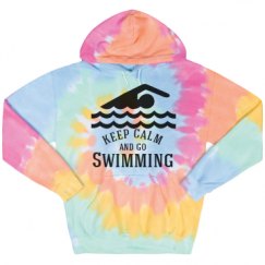 Unisex Tie-Dye Fleece Hoodie