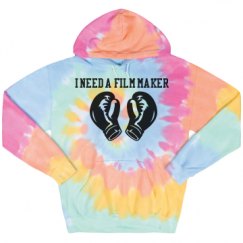 Unisex Tie-Dye Fleece Hoodie