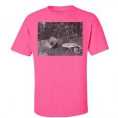 Unisex Ultra Cotton Safety Neon Crewneck Tee