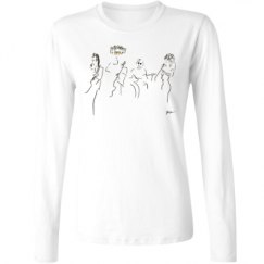 Ladies Relaxed Fit Basic Long Sleeve Tee