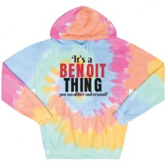 Unisex Tie-Dye Fleece Hoodie