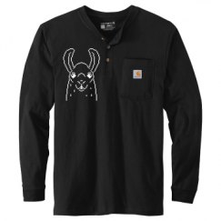 Unisex Carhartt Long Sleeve Henley Tee 