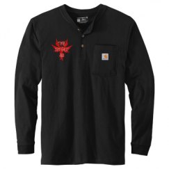 Unisex Carhartt Long Sleeve Henley Tee