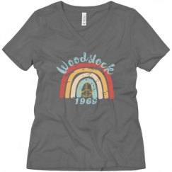 Ladies Relaxed Fit V-Neck Tee