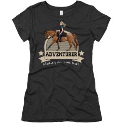 Ladies Slim Fit Super Soft Triblend Tee