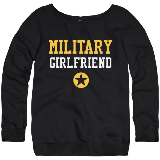 army girlfriend sweatshirt