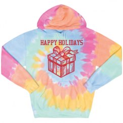 Unisex Tie-Dye Fleece Hoodie