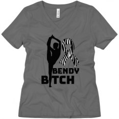 Ladies Relaxed Fit V-Neck Tee