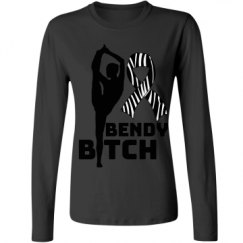 Ladies Relaxed Fit Basic Long Sleeve Tee