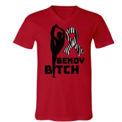 Unisex V-Neck Jersey Tee