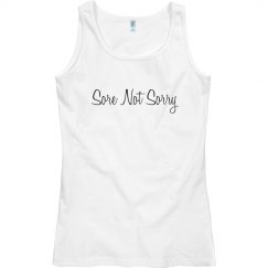 Sore Not Sorry
