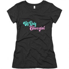 Ladies Slim Fit Super Soft Triblend Tee