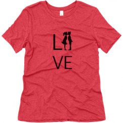 Ladies Relaxed Fit Super Soft Triblend Tee