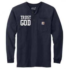 Unisex Carhartt Long Sleeve Henley Tee