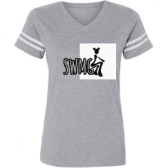 Ladies Relaxed Fit Vintage Sports Tee