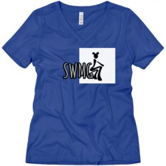 Ladies Relaxed Fit V-Neck Tee