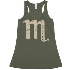 Distressed Scorpio Zodiac