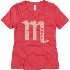 Ladies Relaxed Fit Super Soft Triblend V-Neck Tee