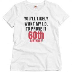 Need i.d. to prove my age