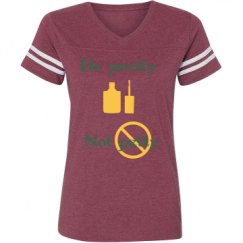 Ladies Relaxed Fit Vintage Sports Tee