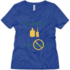 Ladies Relaxed Fit V-Neck Tee