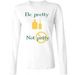 Ladies Relaxed Fit Basic Long Sleeve Tee