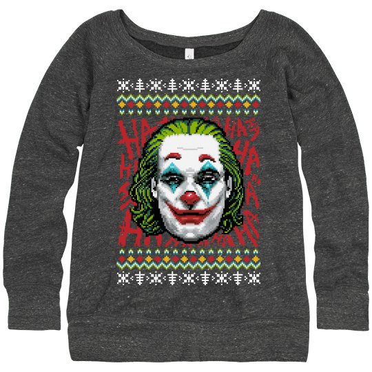 joker ugly sweater
