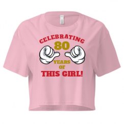 Ladies Festival Cali Crop Top Tee