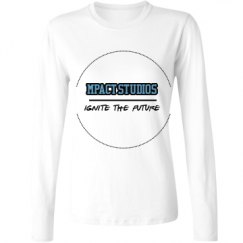 Ladies Relaxed Fit Basic Long Sleeve Tee