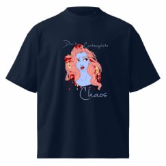 Unisex Organic Oversized High Neck T-Shirt