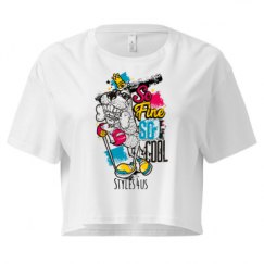 Ladies Festival Cali Crop Top Tee