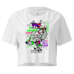 Ladies Festival Cali Crop Top Tee