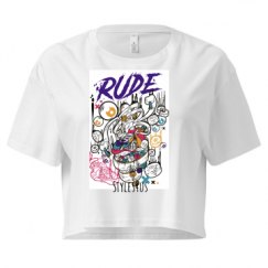Ladies Festival Cali Crop Top Tee