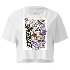 Ladies Festival Cali Crop Top Tee