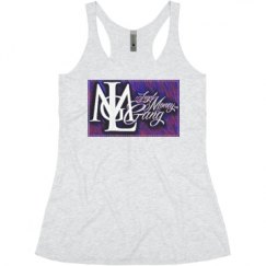 Ladies Slim Fit Super Soft Racerback Triblend Tank
