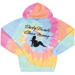 Unisex Tie-Dye Fleece Hoodie