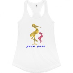 Ladies Slim Fit Racerback Tank Top