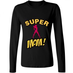 Ladies Relaxed Fit Basic Long Sleeve Tee