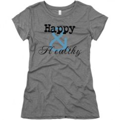 Ladies Slim Fit Super Soft Triblend Tee