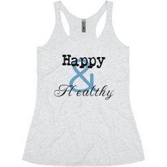 Ladies Slim Fit Super Soft Racerback Triblend Tank