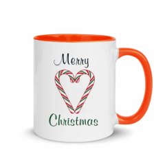 11oz Ceramic Mug with Color Inside