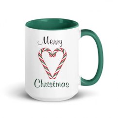 15oz Ceramic Mug with Color Inside