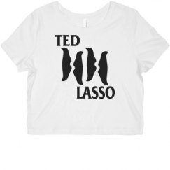 Ladies Slim Fit Crop Top Tee