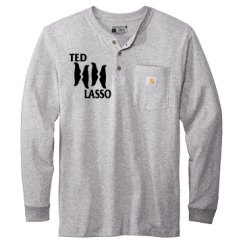 Unisex Carhartt Long Sleeve Henley Tee